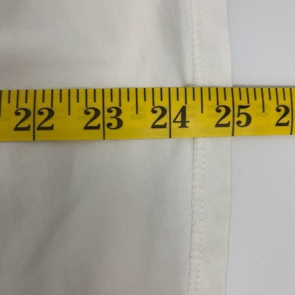 ViCOLO WOMEN LUXURY White TEE TOP BLOUSE With Satin Tie Italy Made Sz XL NWT - Picture 5 of 17